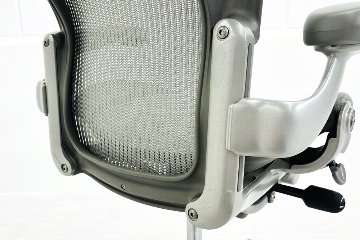ハーマンミラー アーロンチェア 中古 Bサイズ スタンダード Herman Miller Aeron Chairs 中古オフィス家具 グレーの画像
