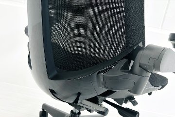 イトーキ アクトチェア 2019年製 中古 エクストラハイバック Act 事務椅子 ITOKI 中古オフィス家具 ブラックの画像