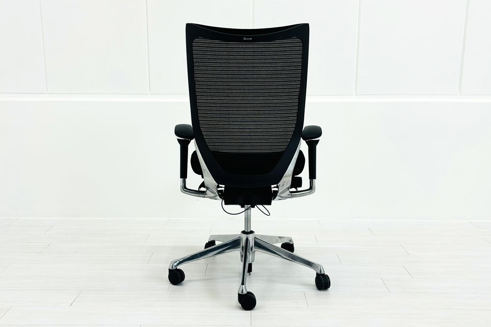 バロンチェア 中古 オカムラ ハイバック 黒 | 中古オフィス家具