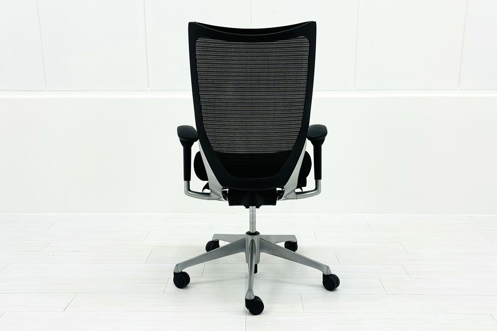 バロンチェア 中古 オカムラ ハイバック 黒 | 中古オフィス家具専門店 
