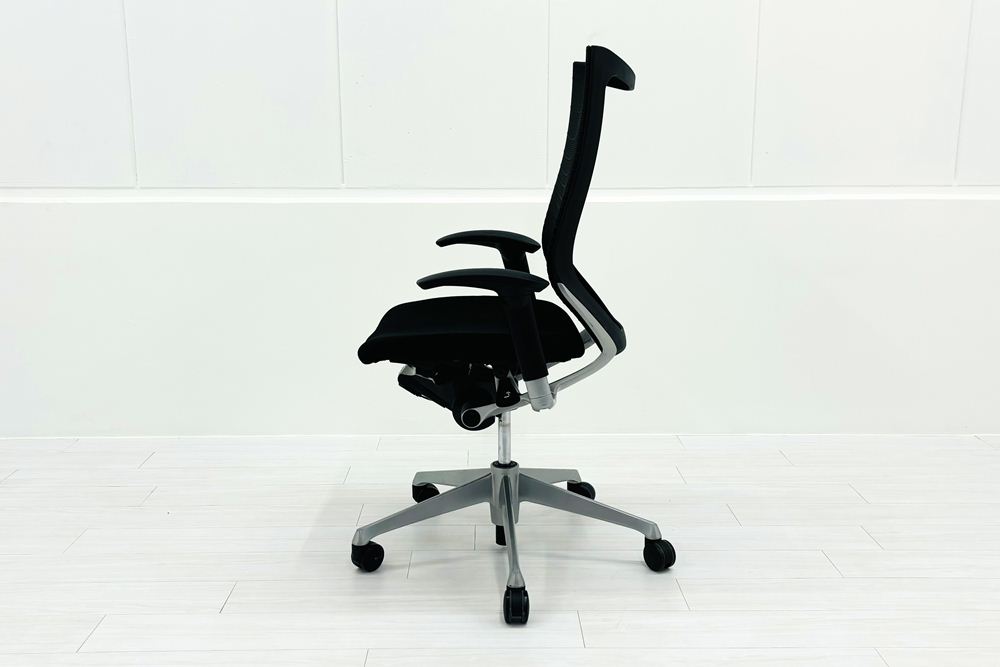 バロンチェア 中古 オカムラ ハイバック 黒 | 中古オフィス家具