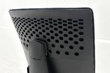 コクヨ ウィザード2チェア ハイバック ブラック 中古 KOKUYO Wizard2 クッション 肘無 中古事務椅子 中古オフィス家具の画像