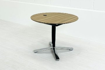 コクヨ サイビ 丸テーブル 中古 小型会議テーブル 幅900 会議机 ミーティングテーブル 中古オフィス家具 900/900/720の画像