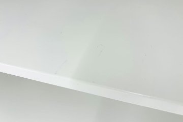 コクヨ エディア 両開き書庫 中古 下置き 天板付き ホワイト スチールキャビネット 収納家具 中古オフィス家具 900/450/1265の画像