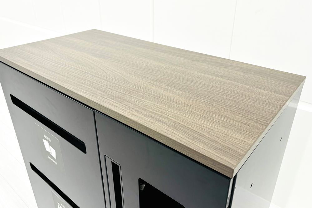 リサイクルユニット スチール書庫 コクヨ エディア トラッシュユニット ゴミ箱 中古オフィス家具 ブラック 900/450/1130の画像