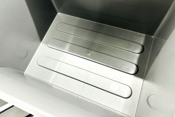 リサイクルユニット スチール書庫 コクヨ エディア トラッシュユニット ゴミ箱 中古オフィス家具 ブラック 900/450/1130の画像