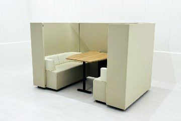 ★347★美品★コクヨ★brackets/ブラケッツ★現行/2016年製★53.1万★モダン/防音★ブース型★デスクソファセット★パネル付き先進事務机★ brackets（ブラケッツ）｜ブース／パーティション｜コクヨファニチャー