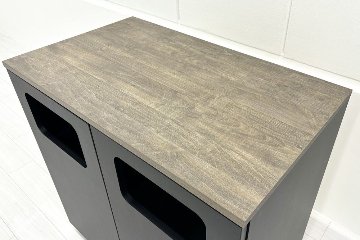 イトーキ ノットワークシリーズ 中古 ダストボックス knot Work ゴミ箱 トラッシュユニット 収納家具 中古オフィス家具 900/528/900の画像