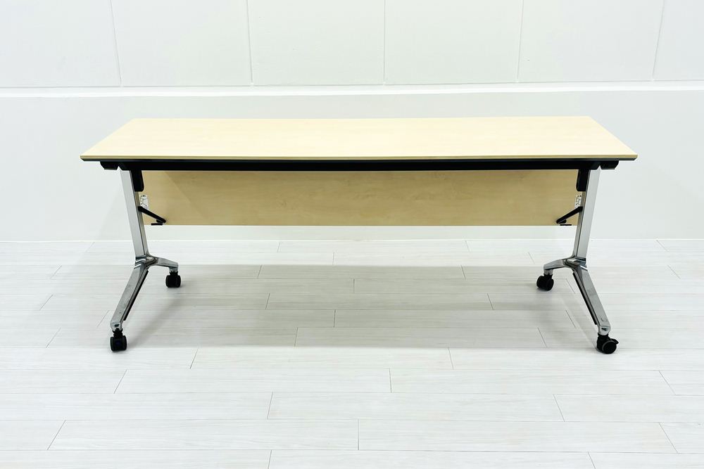 コクヨ コンフェスト ミーティングテーブル 中古  会議机 折りたたみ テーブル 中古オフィス家具 フォールディングテーブル 1800/600/720の画像