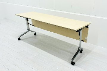 コクヨ コンフェスト ミーティングテーブル 中古  会議机 折りたたみ テーブル 中古オフィス家具 フォールディングテーブル 1800/600/720の画像