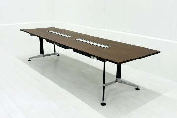 コクヨ 大型会議テーブル 中古 WT-300 ミーティングテーブル 幅3200 KOKUYO 会議机 中古オフィス家具 3200/900/720の画像