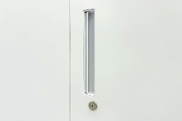 【上下セット】 イナバ TF 481332 中古 ラテラル書庫 3段両開き スチール書庫 キャビネット収納 中古オフィス家具 幅900 900/450/2150の画像