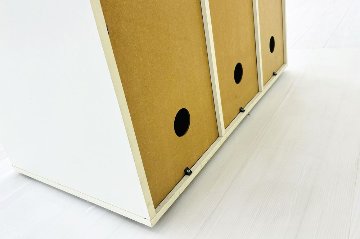 木製 3人用ロッカー 中古 縦長ロッカー 収納家具 中古ロッカー キャビネット 中古オフィス家具 905/500/1790の画像