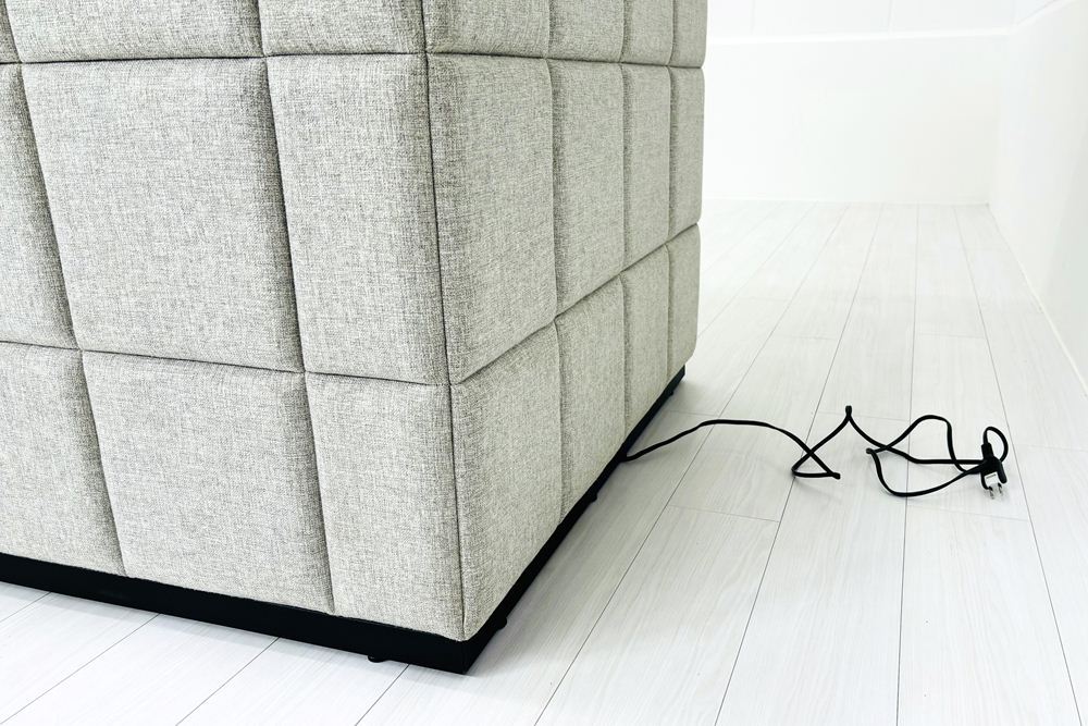 集中ブース 201° COOM 中古 ワークブース 一人用 パーテーション パーティション 中古オフィス家具 グレー系 1000/900/1600の画像