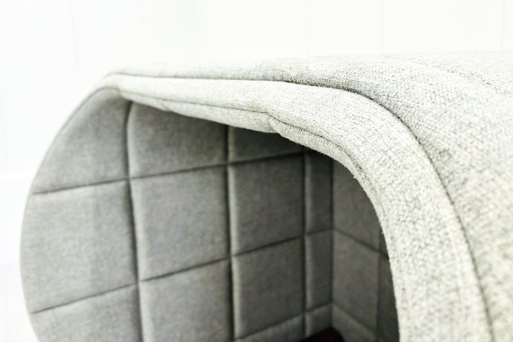 集中ブース 201° COOM 中古 ワークブース 一人用 パーテーション パーティション 中古オフィス家具 グレー系 1000/900/1600の画像