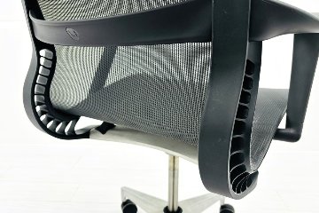 ハーマンミラー セトゥーチェア 中古 Herman Miller Setu Chair マルチパーパスチェア ５本脚タイプ リボンアーム グレーの画像