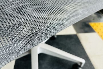 ハーマンミラー セトゥーチェア 中古 Herman Miller Setu Chair マルチパーパスチェア ５本脚タイプ リボンアーム グレーの画像