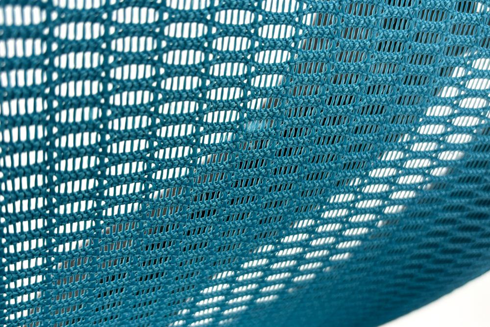 オカムラ シルフィーチェア 中古 ハイバック 可動肘 ハンガー付き OKAMURA Sylphy 中古オフィス家具 ブルーグリーンの画像