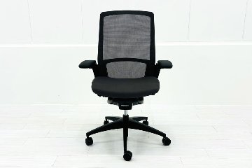 オカムラ フィノラチェア 中古 2025年製 Finora メッシュ 中古オフィス家具 可動肘 C787MR F1H2 ミディアムグレーの画像
