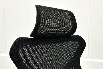 イトーキ Sequa(セクア)シリーズ 2018年製 中古 エクストラハイバック 事務椅子 ITOKI 中古オフィス家具 ブラックの画像