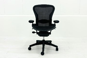 Aeron Chairs アーロンチェア 中古 Bサイズ フル装備 ハーマンミラー Herman Miller 中古オフィス家具 ランバーサポート 肘ダイヤル シリンダー交換済みの画像
