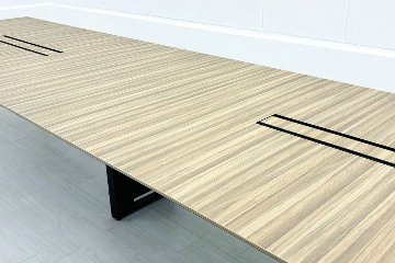 コクヨ サイビ TX 中古 大型会議テーブル 幅4800 会議机 ミーティングテーブル 中古オフィス家具 4800/1200/720の画像