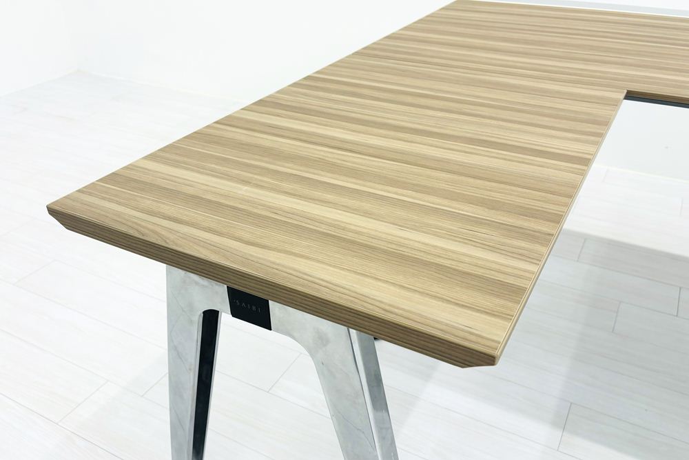 コクヨ サイビ SAIBI 中古 L型デスク L字デスク 幅1800 エグゼクティブデスク 中古オフィス家具 1800/1400/720の画像