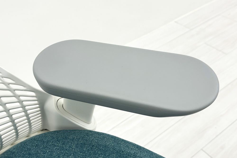 【未開封未使用品】 ハーマンミラー セイルチェア ミドルバック 中古 Herman Miller 中古オフィス家具 フルアジャスタブルアーム ランバーサポート ピーコックの画像