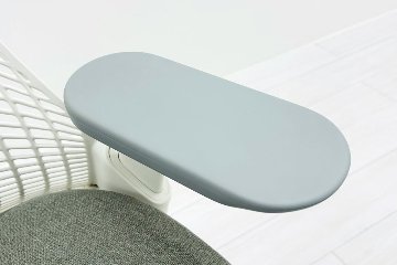 【未開封未使用品】 ハーマンミラー セイルチェア ミドルバック 中古 Herman Miller SAYL Chair 中古オフィス家具 フルアジャスタブルアーム ランバーサポート フェザーグレーの画像