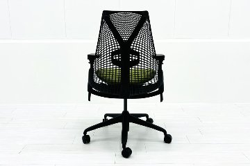 【未開封未使用品】 ハーマンミラー セイルチェア ミドルバック 中古 Herman Miller SAYL Chair 中古オフィス家具 フルアジャスタブルアーム ランバーサポート ローデンの画像
