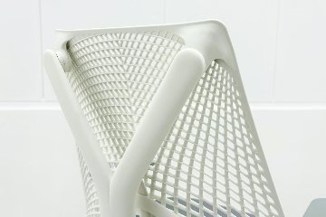 【未開封未使用品】 ハーマンミラー セイルチェア ミドルバック 中古 Herman Miller SAYL Chair 中古オフィス家具 フルアジャスタブルアーム ランバーサポート マーキュリーの画像