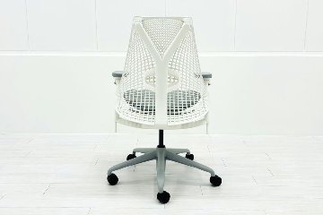 【未開封未使用品】 ハーマンミラー セイルチェア ミドルバック 中古 Herman Miller SAYL Chair 中古オフィス家具 フルアジャスタブルアーム ランバーサポート マーキュリーの画像
