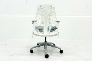 【未開封未使用品】 ハーマンミラー セイルチェア ミドルバック 中古 Herman Miller SAYL Chair 中古オフィス家具 フルアジャスタブルアーム ランバーサポート バイユーの画像