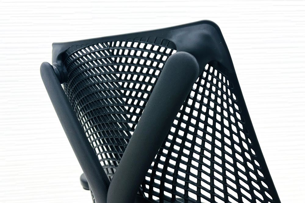 【未開封未使用品】 ハーマンミラー セイルチェア ミドルバック 中古 Herman Miller 中古オフィス家具 フルアジャスタブルアーム ランバーサポート ブラックの画像