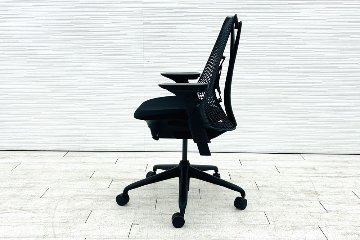 【未開封未使用品】 ハーマンミラー セイルチェア ミドルバック 中古 Herman Miller 中古オフィス家具 フルアジャスタブルアーム ランバーサポート ブラックの画像
