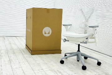 【未開封未使用品】 ハーマンミラー セイルチェア ミドルバック 中古 Herman Miller 中古オフィス家具 フルアジャスタブルアーム ランバーサポート グレーの画像