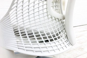 【未開封未使用品】 ハーマンミラー セイルチェア ミドルバック 中古 Herman Miller 中古オフィス家具 フルアジャスタブルアーム ランバーサポート グレーの画像