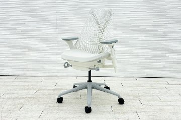 【未開封未使用品】 ハーマンミラー セイルチェア ミドルバック 中古 Herman Miller 中古オフィス家具 フルアジャスタブルアーム ランバーサポート グレーの画像