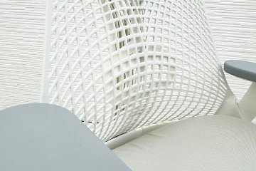 【未開封未使用品】 ハーマンミラー セイルチェア ミドルバック 中古 Herman Miller 中古オフィス家具 フルアジャスタブルアーム ランバーサポート グレーの画像