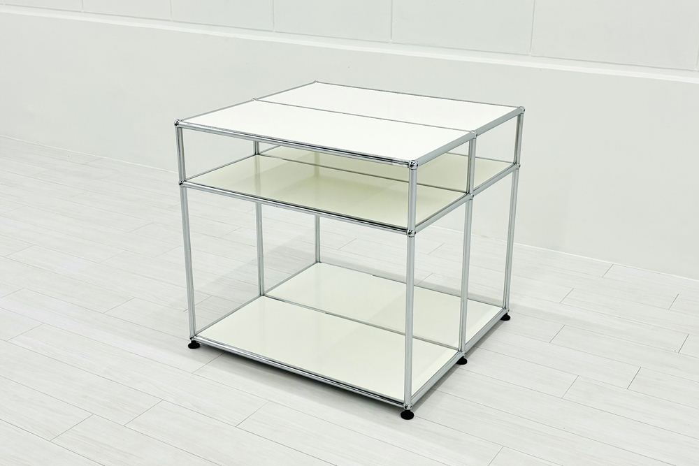 USMハラー 中古 USM Haller オープン書庫 中古オフィス家具 ホワイト 775/725/720の画像