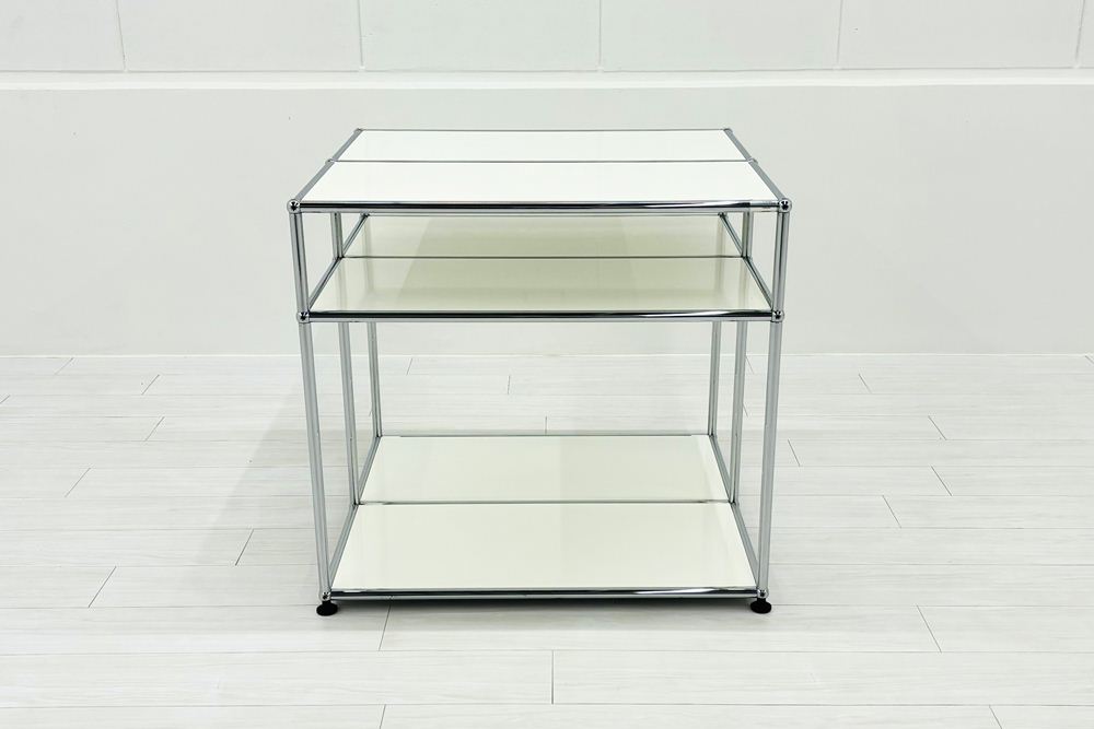 USMハラー 中古 USM Haller オープン書庫 中古オフィス家具 ホワイト 775/725/720の画像
