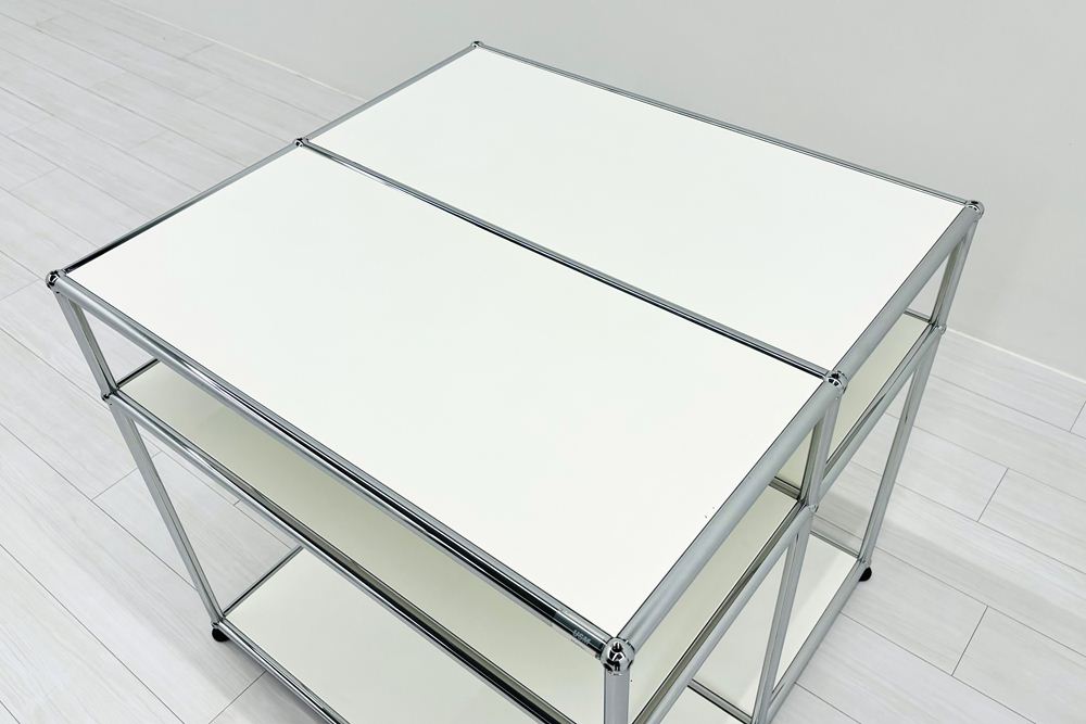 USMハラー 中古 USM Haller オープン書庫 中古オフィス家具 ホワイト 775/725/720の画像