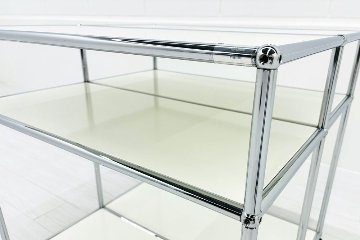 USMハラー 中古 USM Haller オープン書庫 中古オフィス家具 ホワイト 775/725/720の画像