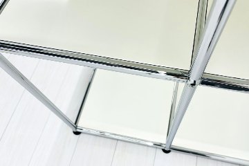 USMハラー 中古 USM Haller オープン書庫 中古オフィス家具 ホワイト 775/725/720の画像