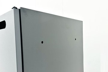 イトーキ 10人用ロッカー 中古 メールボックス付 スチール書庫 中古ロッカー 中古オフィス家具 ブラック ダイヤル錠 900/450/1790の画像