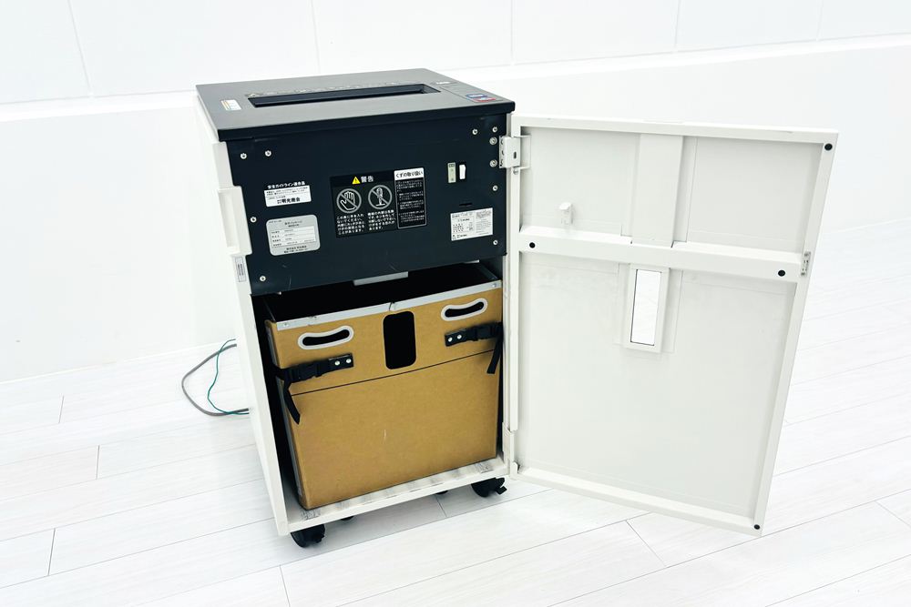 明光商会 UA-F25C-L シュレッダー 中古 業務用シュレッダー 中古オフィス家具 MSシュレッダー 500/500/850の画像