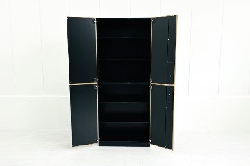 コクヨ エディア 中古キャビネット 両開き書庫 【上下セット】 収納家具 中古オフィス家具 900/450/2150の画像