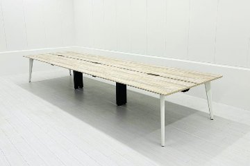 オカムラ ライブス ワークテーブル 中古 フリーアドレス Lives Work Table 中古オフィス家具 4800/1400/720の画像
