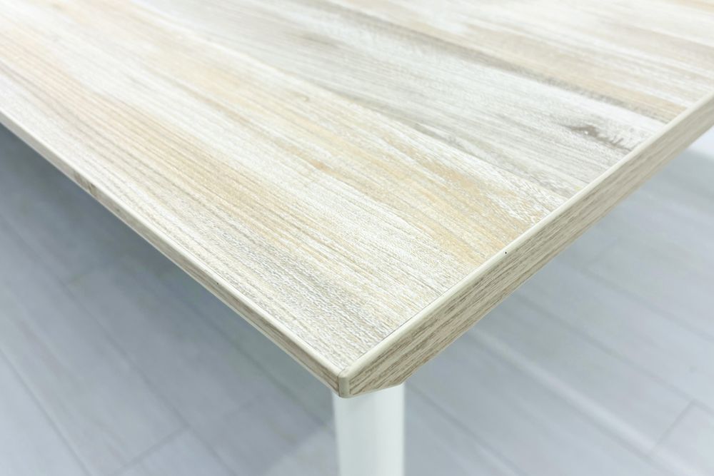 オカムラ ライブス ワークテーブル ワゴンセット(オレンジレッド) 中古 フリーアドレス Lives Work Table 中古オフィス家具 4800/1400/720の画像