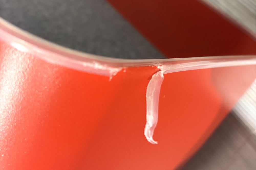 オカムラ ライブス ワークテーブル ワゴンセット(オレンジレッド) 中古 フリーアドレス Lives Work Table 中古オフィス家具 4800/1400/720の画像